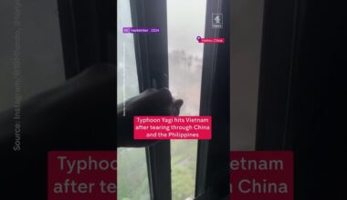 Typhoon Yagi hits Vietnam after tearing through China and the Philippines
