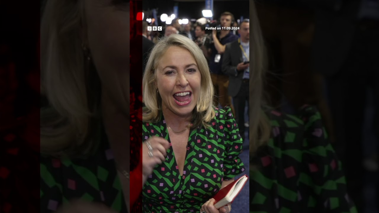 Who won Donald Trump and Kamala Harris's first US presidential debate? #USElection #BBCNews