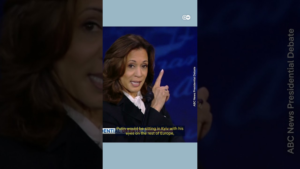 'Putin would be sitting in Kyiv' - Kamala Harris on Donald Trump's foreign policy | DW News