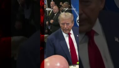 Donald Trump was also asked about Taylor Swift's endorsement of Kamala Harris. #USElection #BBCNews