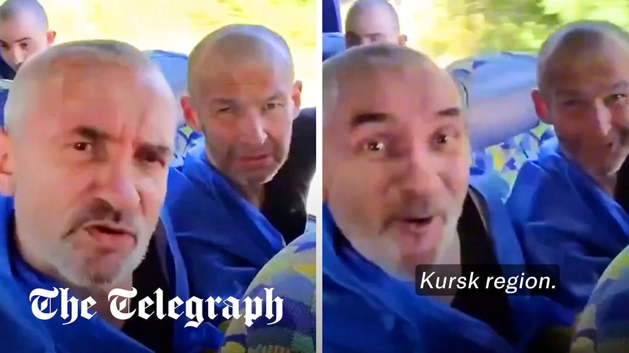 Released Ukrainian soldiers learn of Kursk invasion for the first time in major prisoner swap