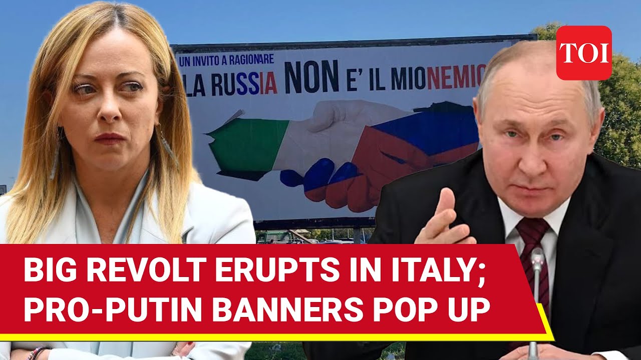 ‘Putin Is Not Enemy’: Italians Protest Against Aiding Ukraine; Zelensky Fumes At Pro-Russia Banners
