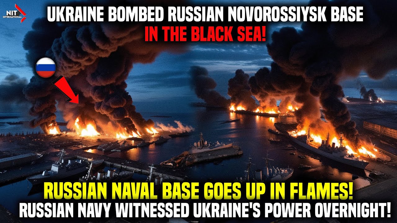 Putin Received Terrible News! Ukraine Suddenly Turned Russian Novorossiysk Naval Base into Hell!