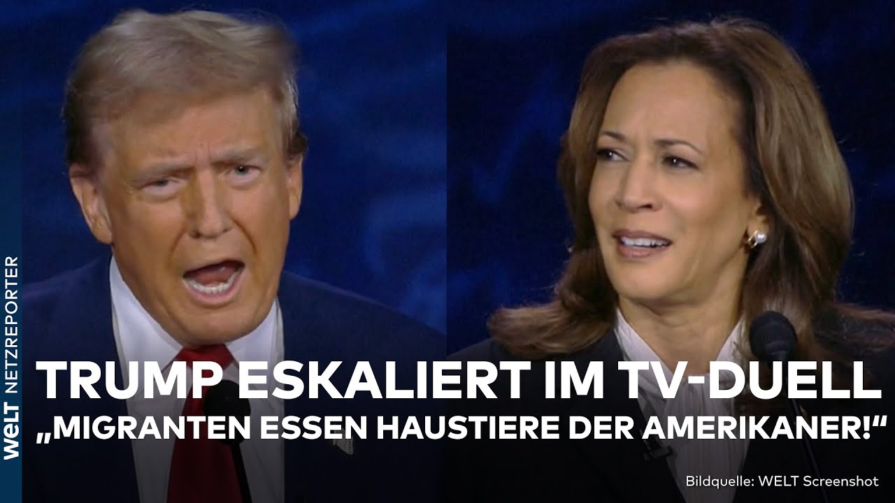 USA: Showdown im TV-Duell! Kamala Harris treibt Donald Trump in die Ecke! Ex-US-Präsident poltert!