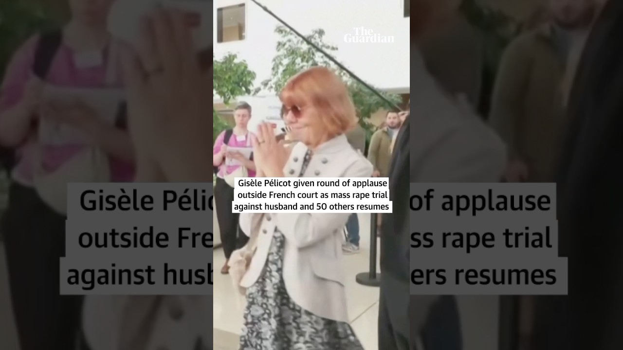 Gisèle Pélicot applauded outside French court as mass rape trial resumes