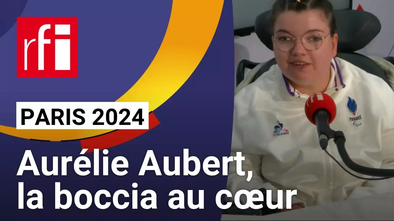 Aurélie Aubert, championne paralympique de boccia • RFI