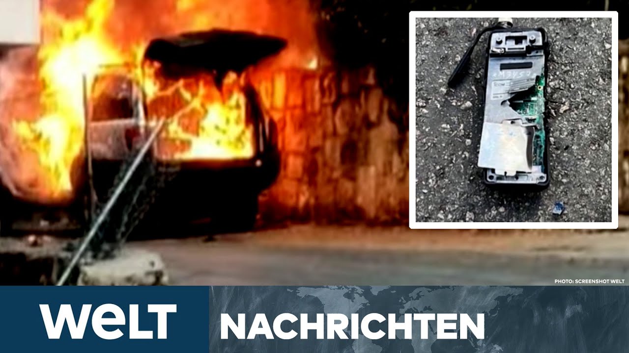 LIBANON: Nach Pager-Attacke! Neue Welle von Explosionen! Walkie-Talkies fliegen in die Luft I STREAM