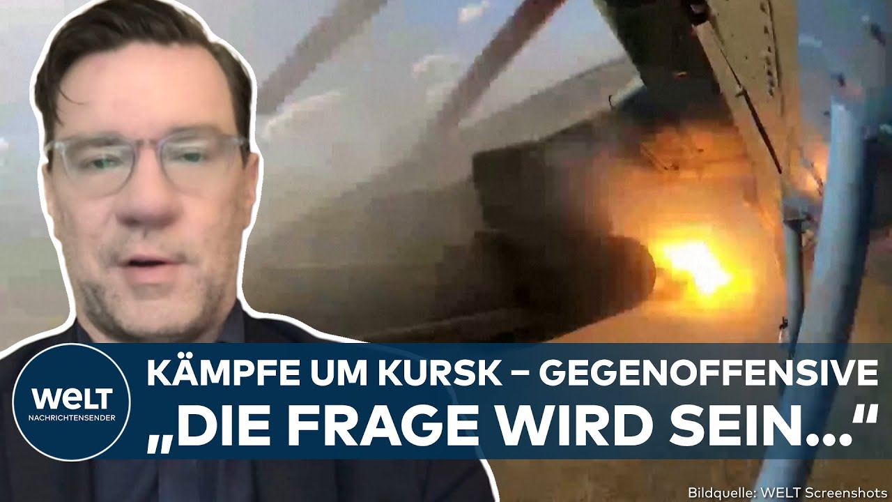 PUTINS KRIEG: Kämpfe um Kursk! "Auf diese Gegenangriffe war die Ukraine vorbereitet" – Nico Lange