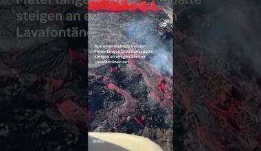 Lavafontänen von Vulkan Kilauea auf Hawaii | DW Nachrichten