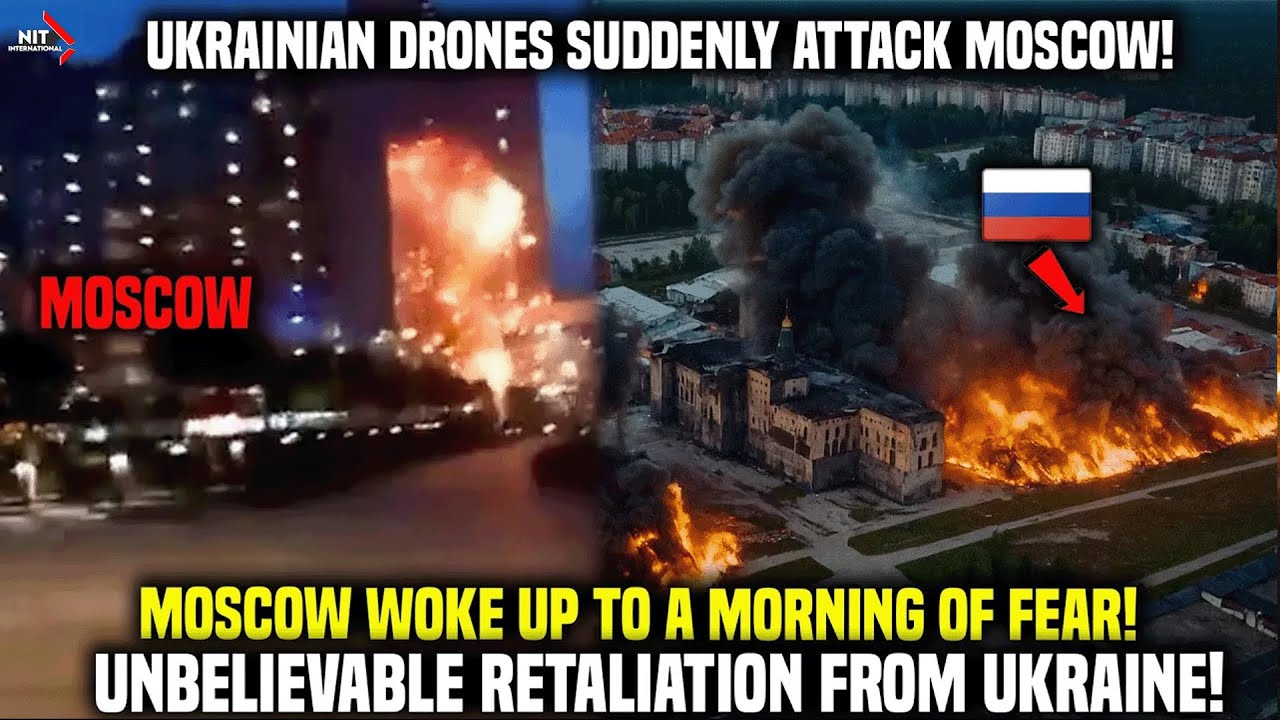 Nightmare for Putin: Ukrainian Drones Suddenly Attack Moscow! Russian Citizens are in Fear!