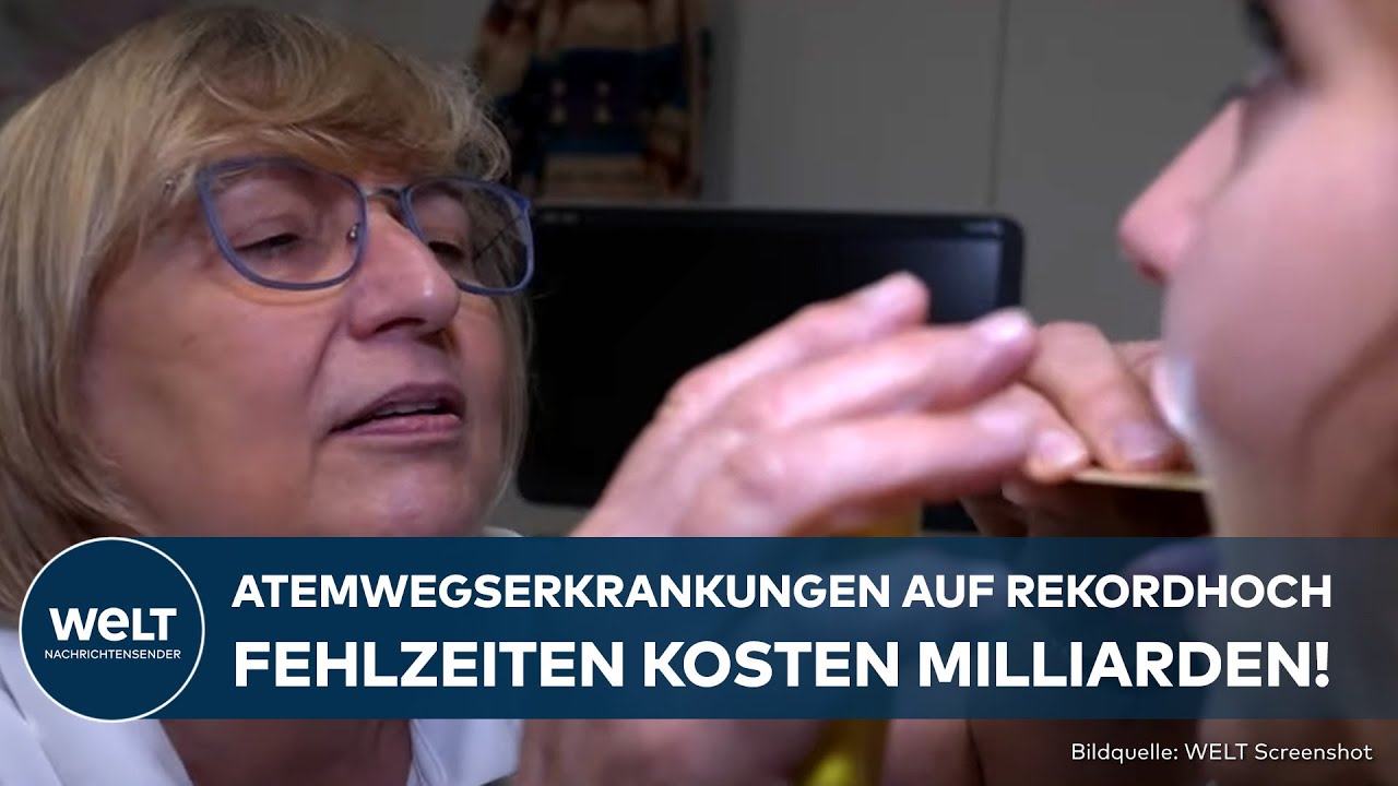 DEUTSCHLAND: Krankenstand auf Rekordhoch - Fehlzeiten kosten Milliarden!
