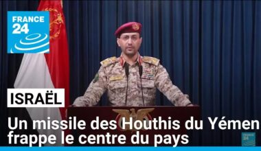Le centre d'Israël visé par un missile des rebelles houthis du Yémen • FRANCE 24
