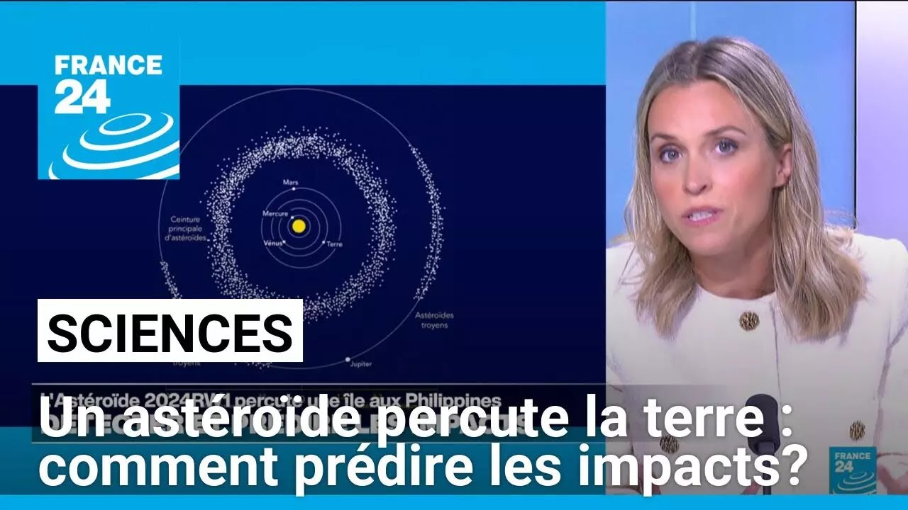 L'astéroïde 2024 RW1 percute la terre : comment détecter et prédire les impacts? • FRANCE 24