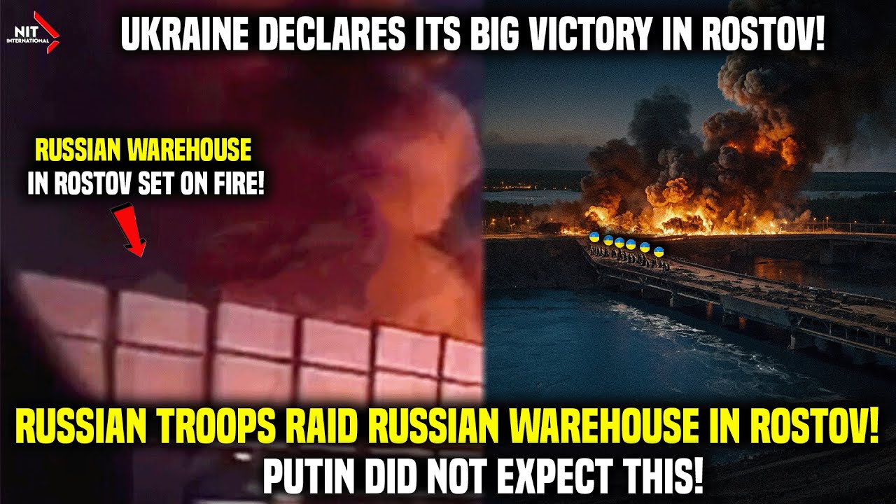 Terrible News for Putin: Ukrainian Soldiers Raid Russian Depot in Rostov! Russian Soldiers Cornered