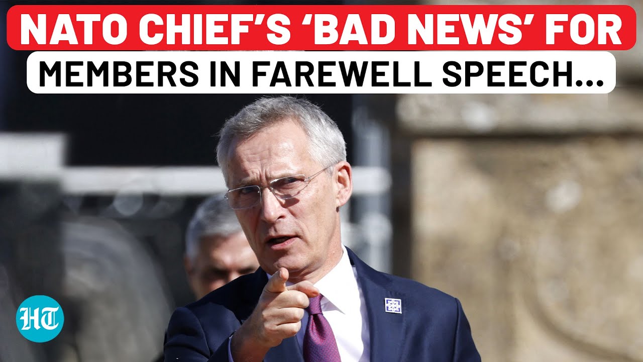Amid Putin Threat, NATO Chief Raises Alarm In Farewell Speech; ‘Bad News For Bloc Is That…’ | Watch