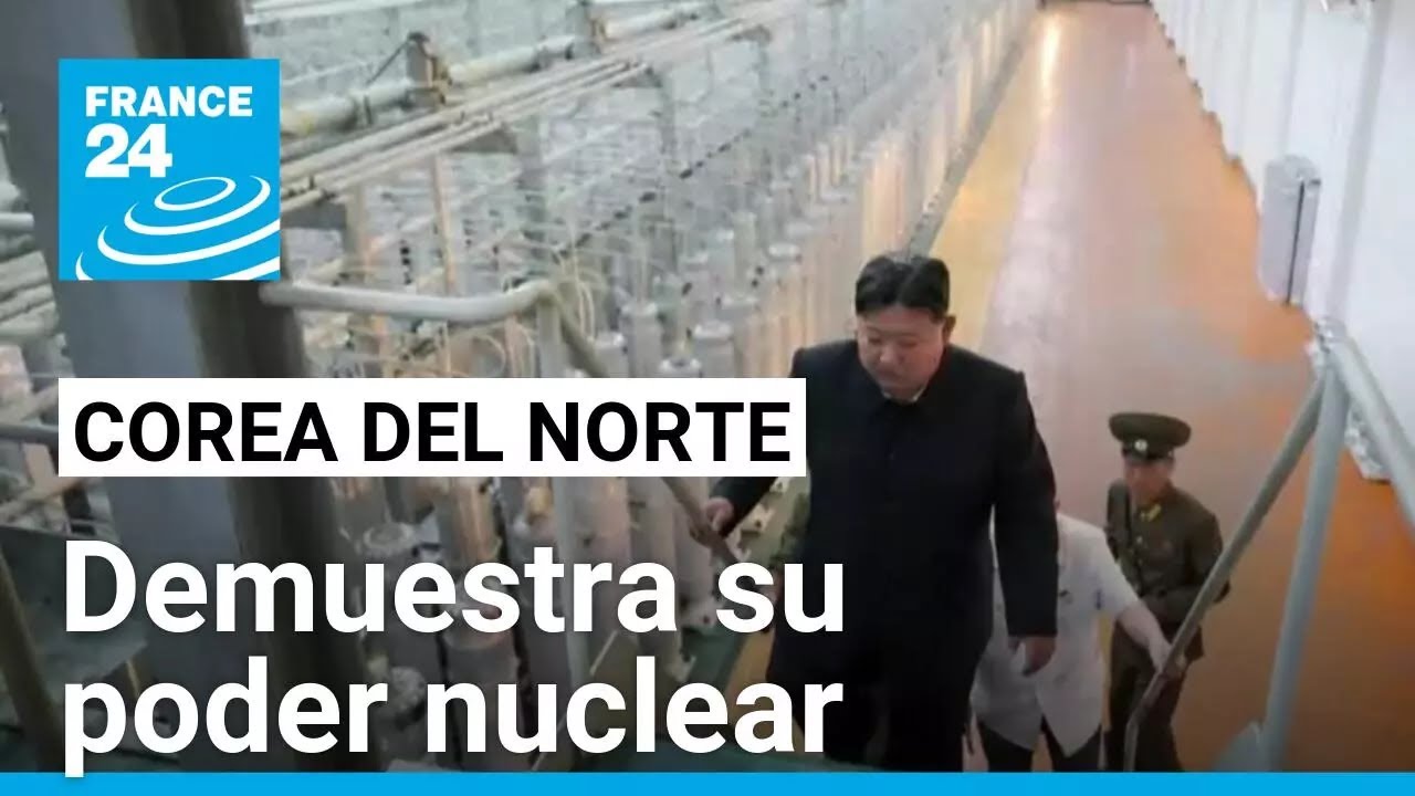 Corea del Norte exhibe imágenes de su planta de enriquecimiento de uranio • FRANCE 24 Español
