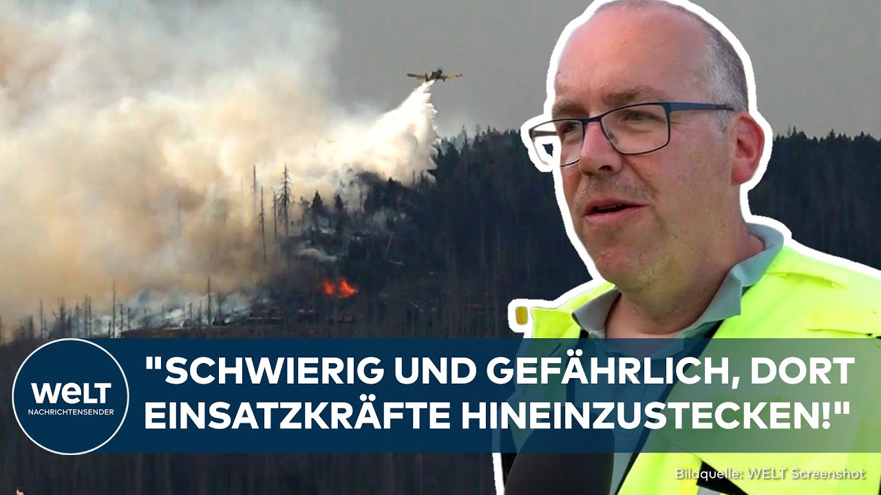 DEUTSCHLAND: Horror im Harz! 500 Touristen vom Brocken wegen Waldbrand in Sicherheit gebracht!