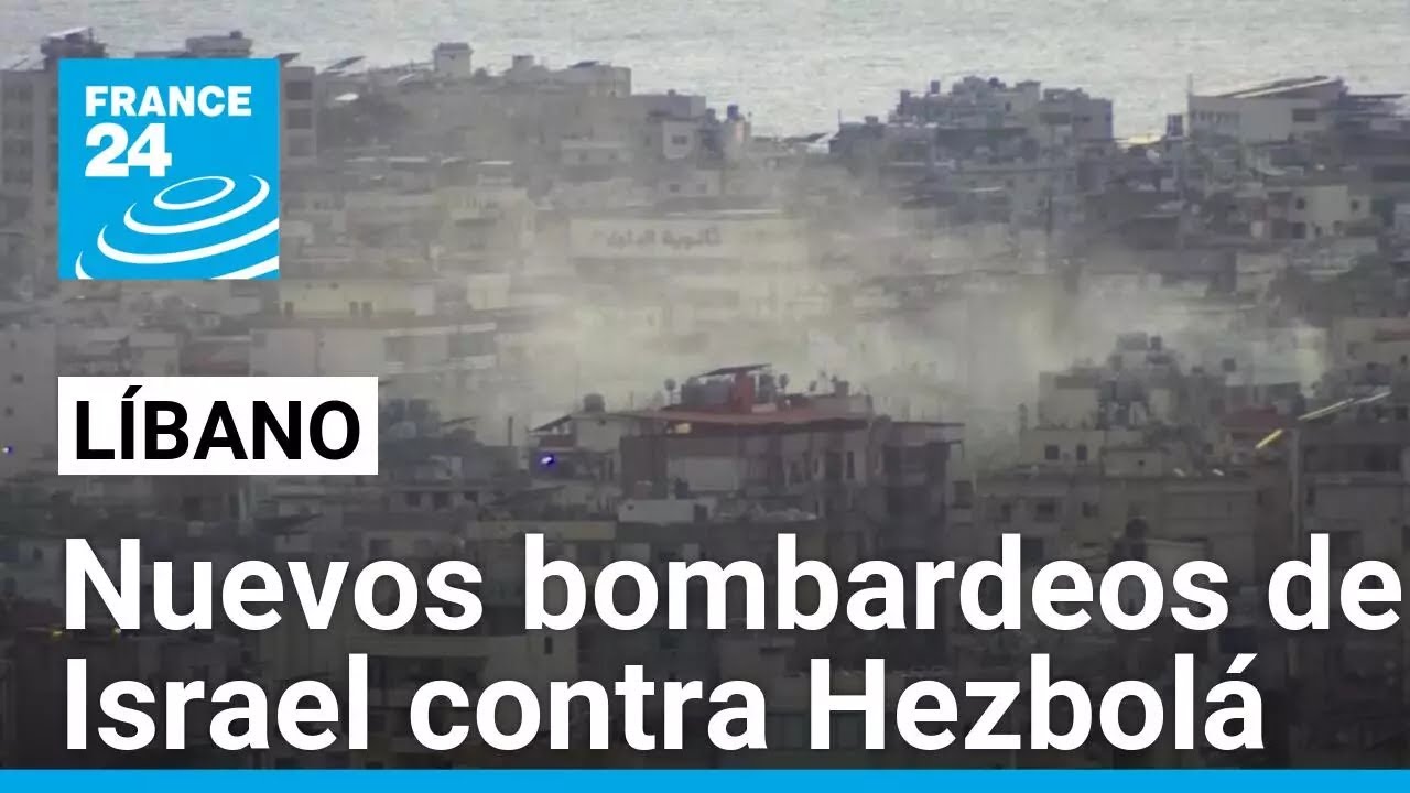 Israel bombardea sur de Líbano tras dos días de atentados masivos contra Hezbolá • FRANCE 24