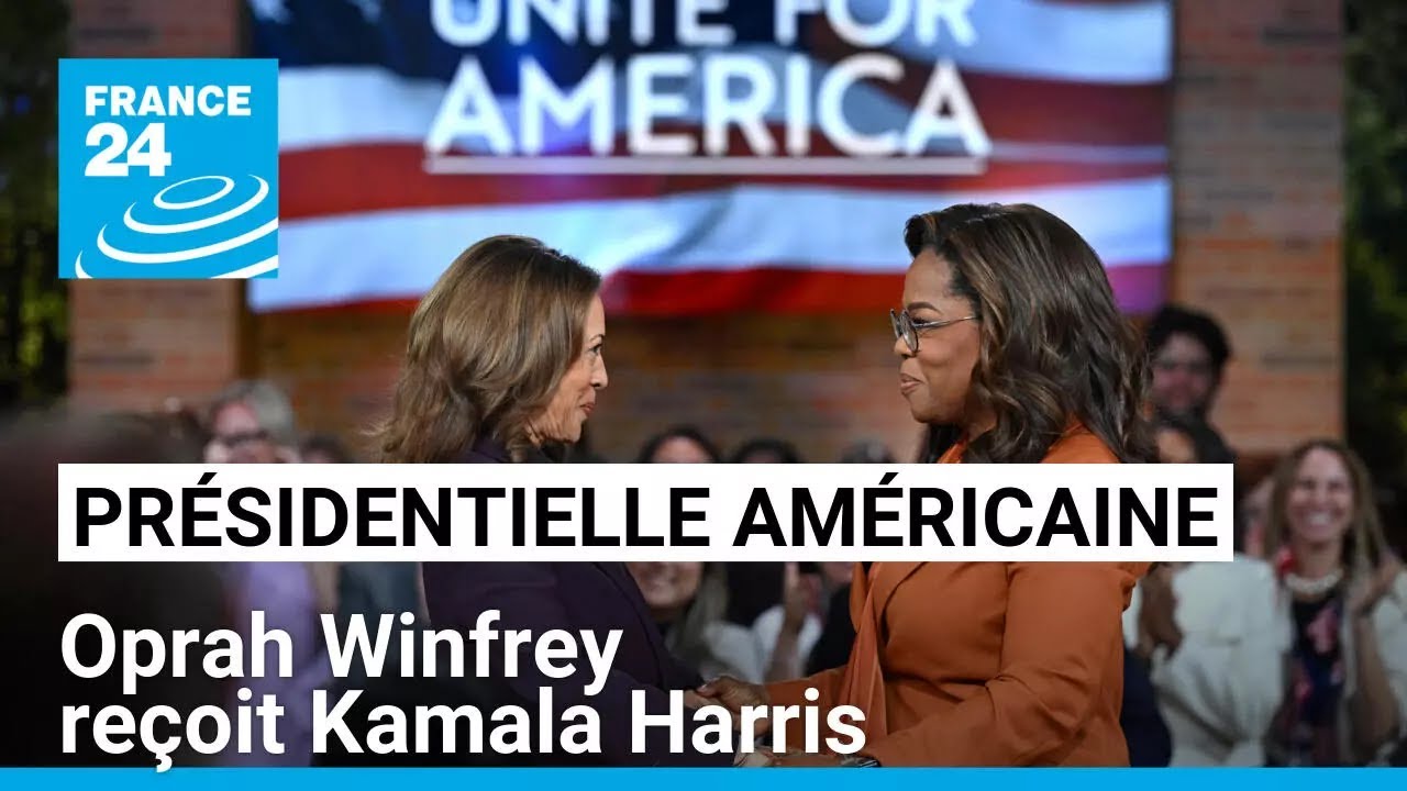 Présidentielle américaine : Oprah Winfrey reçoit Kamala Harris • FRANCE 24