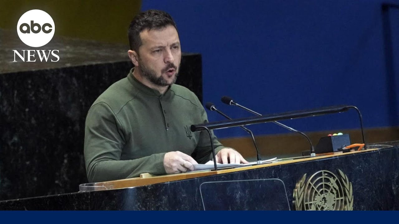 Ukrainian President Zelenskyy to address UN General Assembly in New York