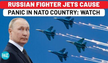 Russian Fighter Jets Cause Panic In NATO Nation Ahead Of Zelensky's USA Trip | Putin | Ukraine