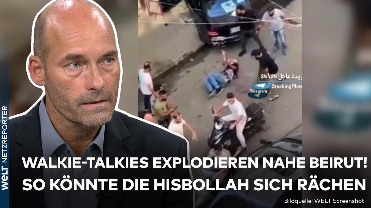 LIBANON: Zweite Explosionswelle! 100 Menschen verletzt! Diesmal gingen Funkgeräte in die Luft