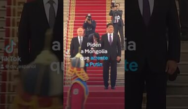 Piden captura de Putin en Mongolia, pero el presidente ruso visita el país sin ser detenido