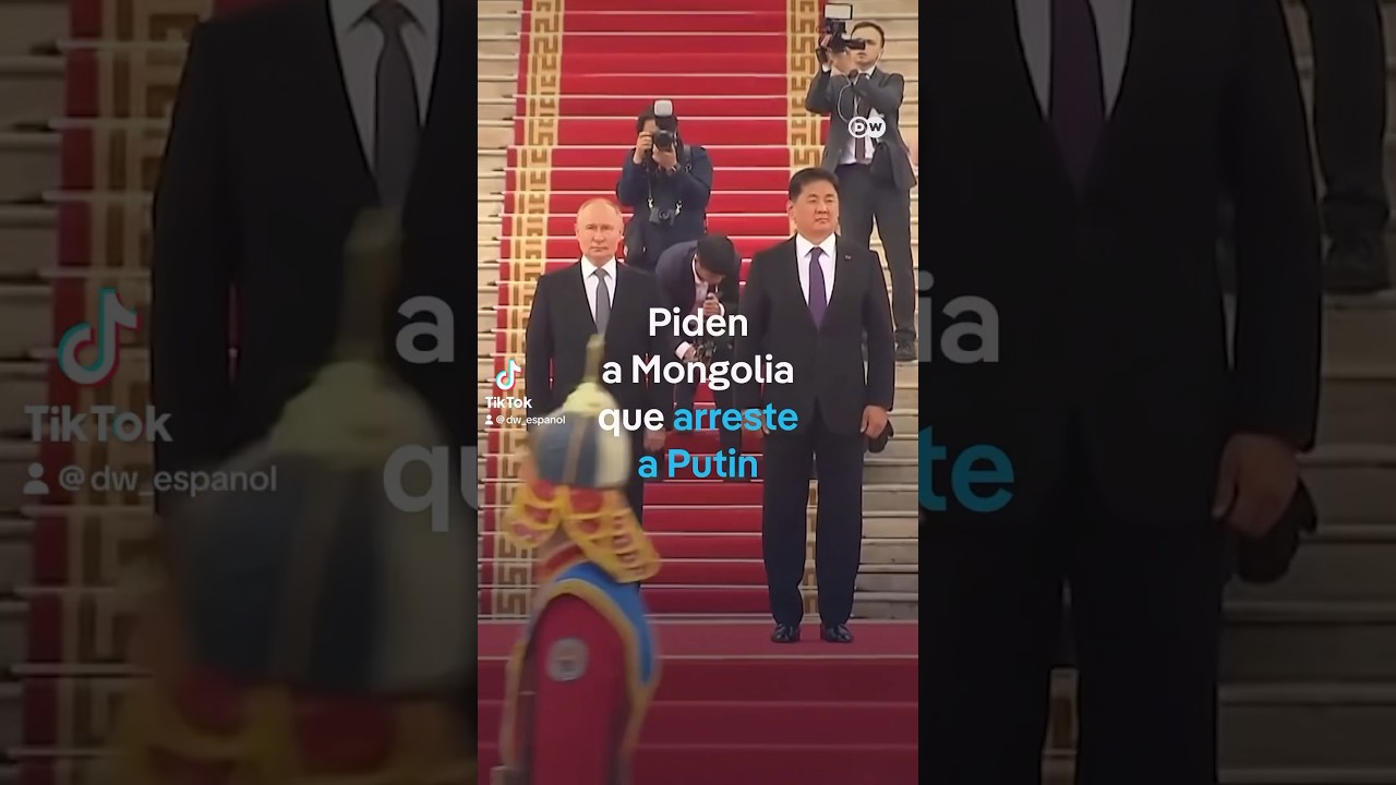 Piden captura de Putin en Mongolia, pero el presidente ruso visita el país sin ser detenido