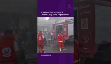 Walkie talkies explode in Lebanon day after pager attack
