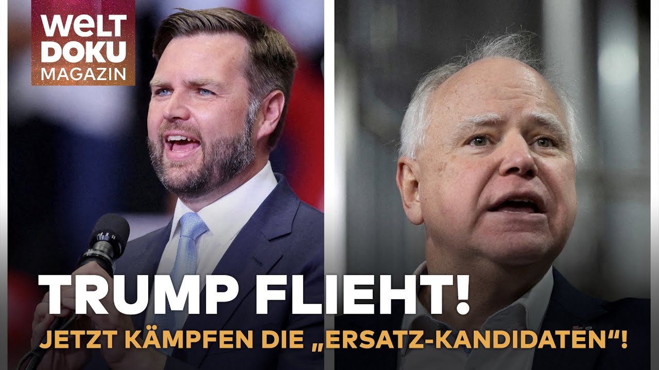 WAHL IN DEN USA: Trump kneift – jetzt übernehmen die Running Mates beim Vizekandidaten TV-Duell!