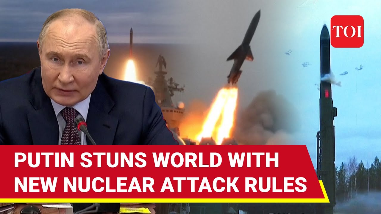 Putin Shocks World: Tweaks Russia's Nuclear Attack Policy After Ukraine's Cruise Missiles Threat