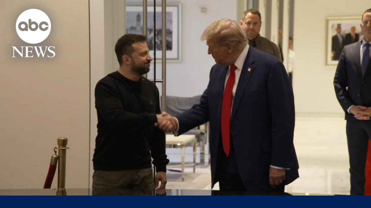 Ukrainian President Zelenskyy holds meeting with Trump at Trump Tower