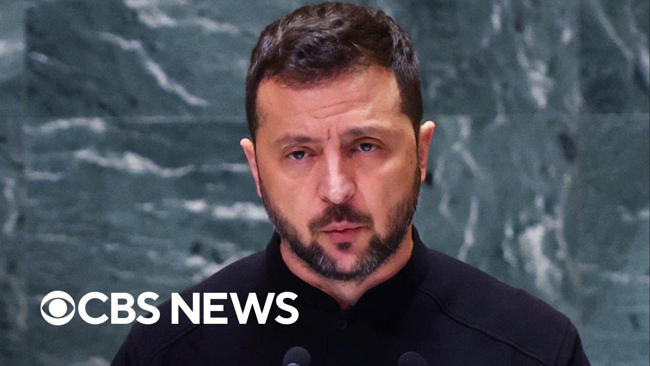 Ukraine's Volodymyr Zelenskyy addresses U.N. as Russia war continues