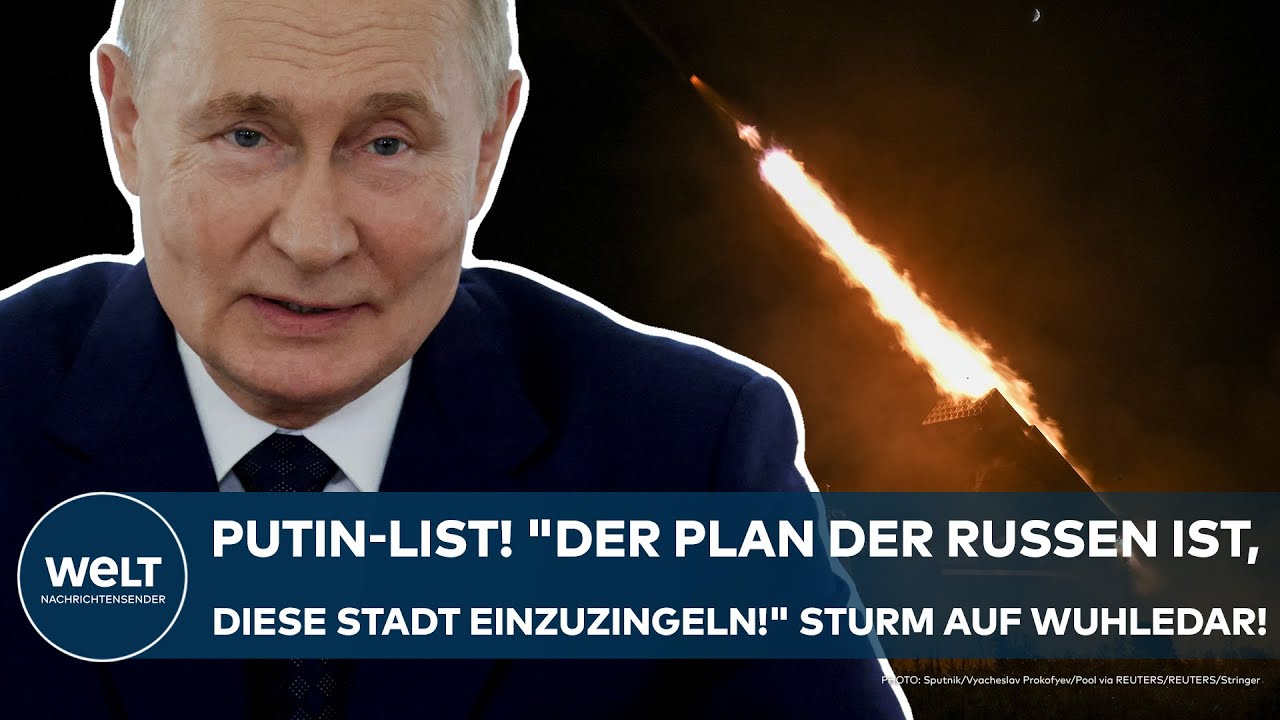 UKRAINE-KRIEG: Putin-List! "Der Plan der Russen ist, diese Stadt einzuzingeln!" Sturm auf Wuhledar!