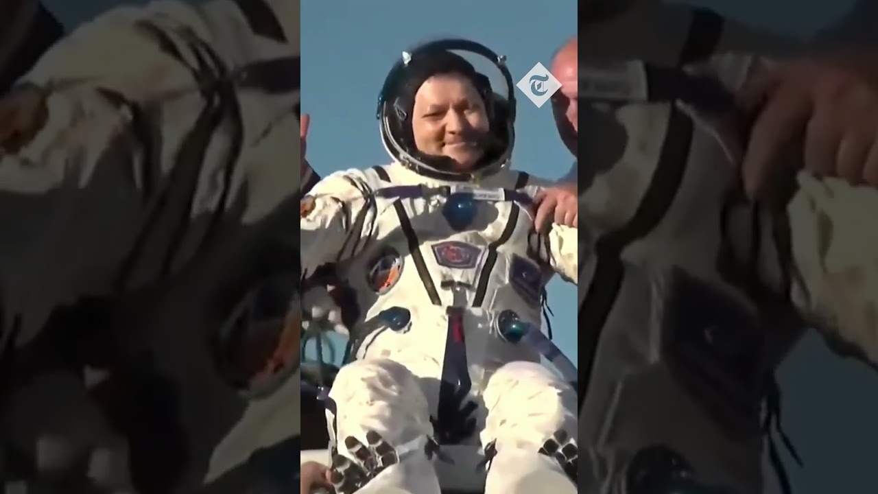 Astronauts return to Earth after longest stay on ISS
