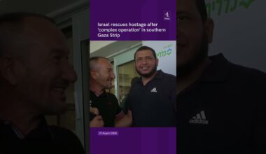 Hostage freed in Gaza Strip