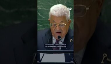 Abbas calls on international community to stop sending weapons to Israel | DW News