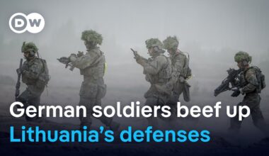 Lithuania, Germany sign deal on stationing of German troops | DW News