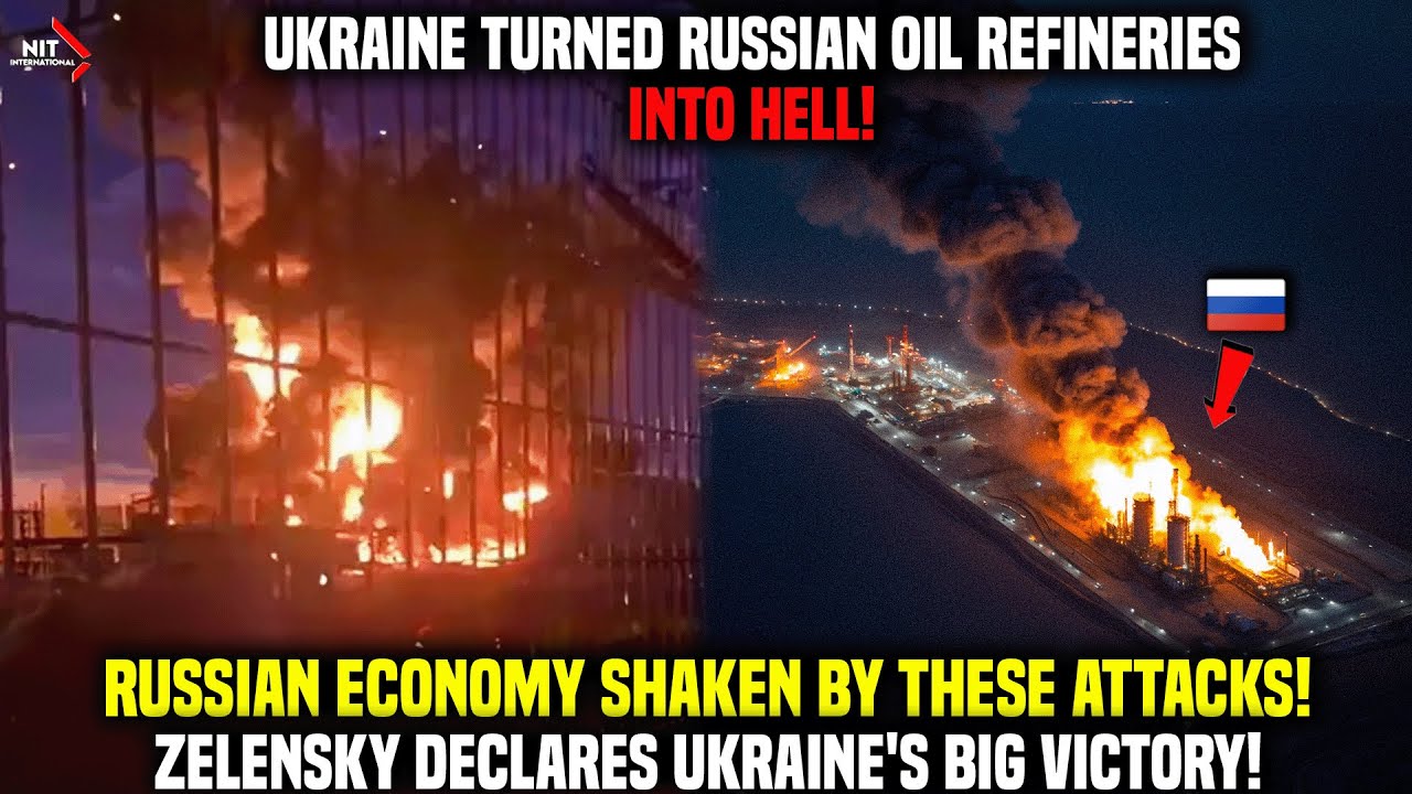 Economic Crisis Could End the War: Ukraine Turned Russian Oil Refineries into Hell! Putin Desperate!