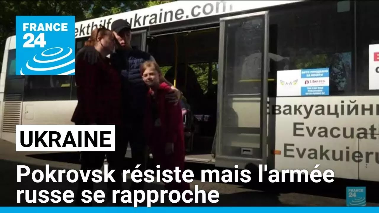Ukraine : la ville de Pokrovsk résiste mais l'armée russe se rapproche • FRANCE 24
