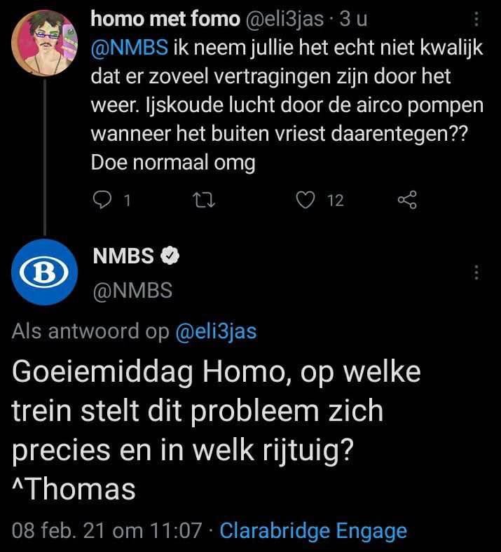 Goeiemiddag homo!