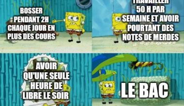 Fait durant ma seule heure de libre