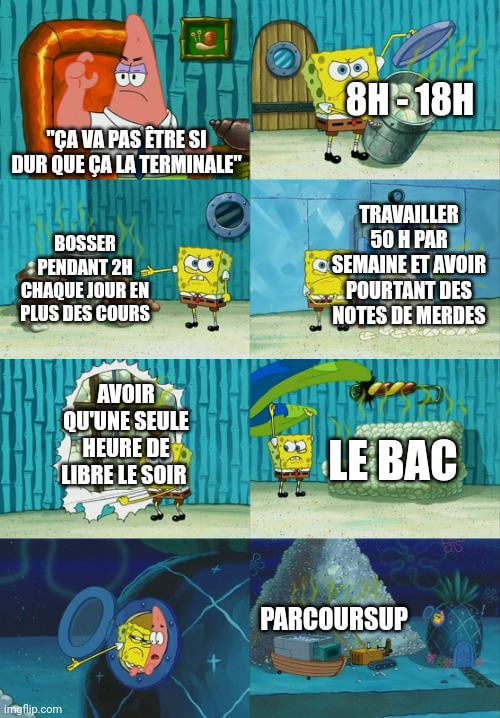 Fait durant ma seule heure de libre