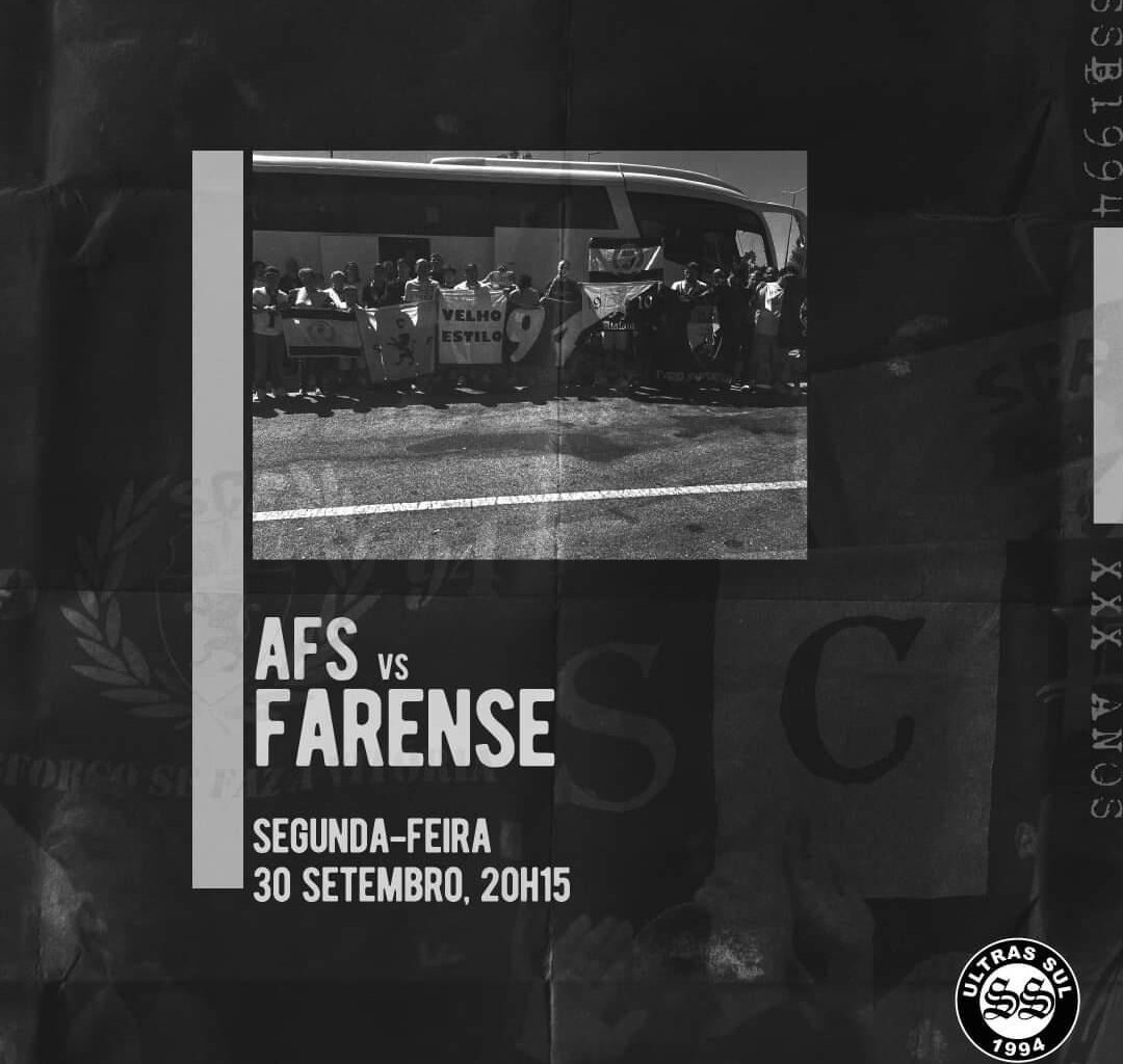 AFS x Farense às 20:15 de uma segunda-feira é inacreditável