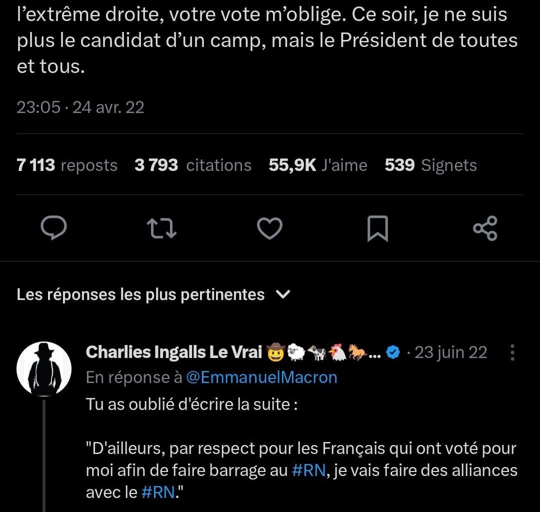 Un twitte qu'a très mal vieillit