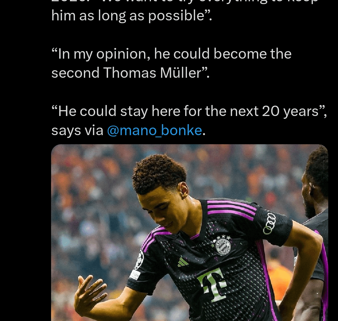 I really hope they dont mess this one up too, we've let go of so many talented players in the past years (toni and alaba as examples)