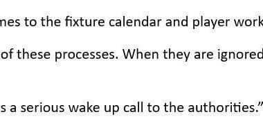 PFA response to Rodri's comments re potential player strike action.