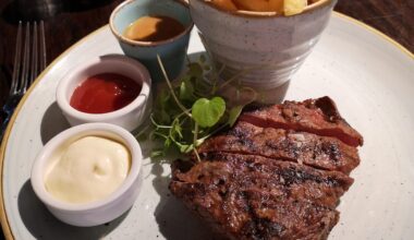 steak and chips