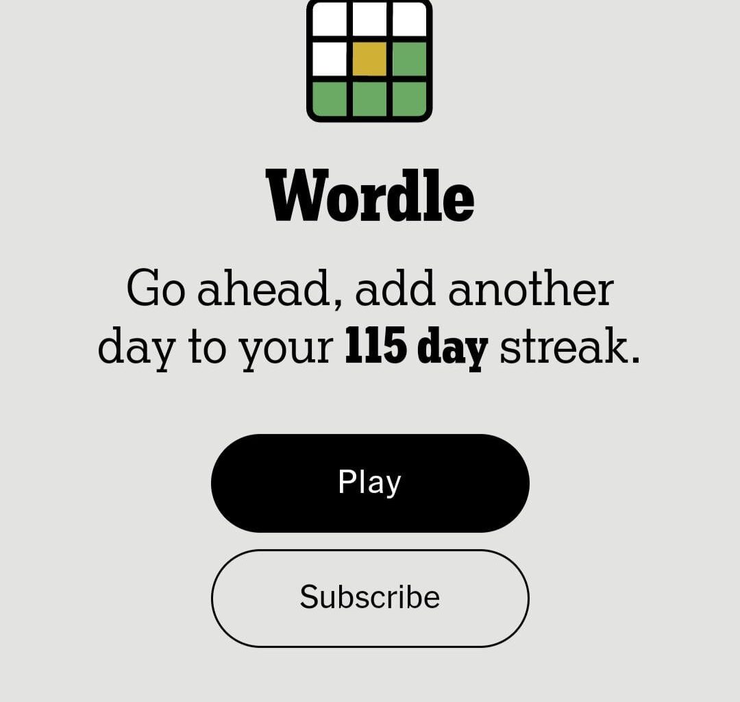 Wordle knows whats up