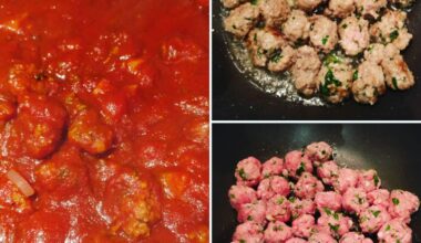 Meatball and tomato sauce